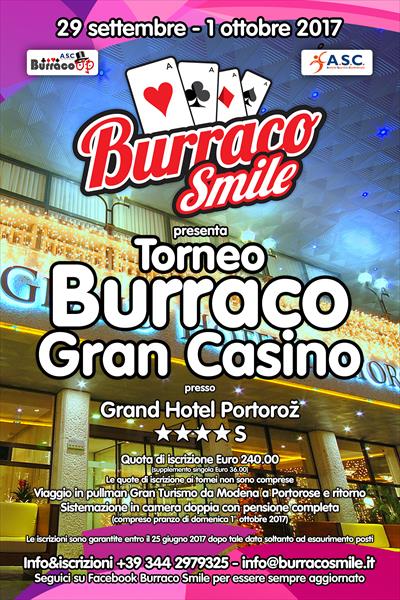 Torneo Burraco GRAN CASINO - Portorose